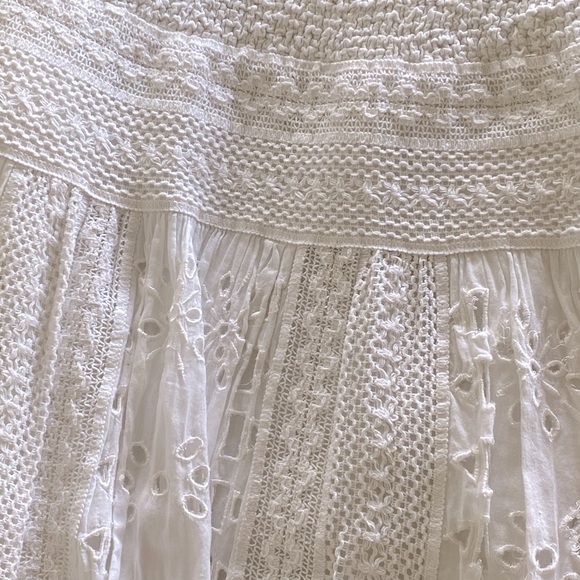 Michael Kors smocked eyelet maxi dress XS - Picture 10 of 11